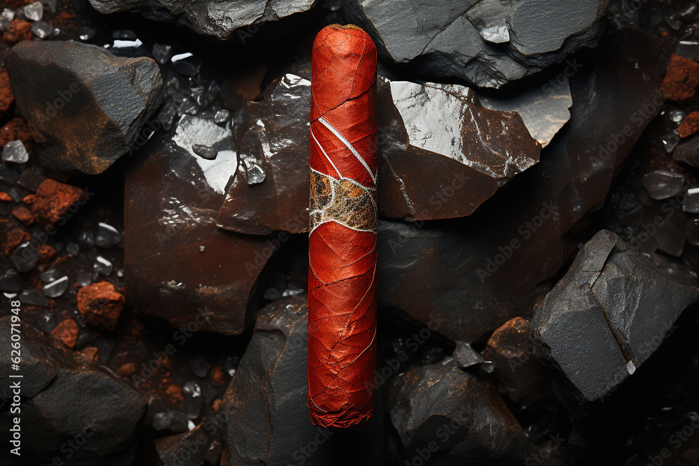Cigar, cylindrical tobacco leaf twist, smoked, Cuban, tobacco smoking process, Smoking a twist