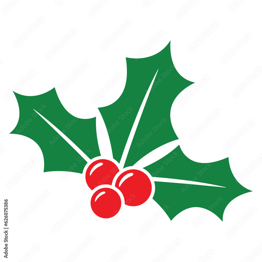Holly berry svg, holly berry eps, holly berry vector, Christmas holly