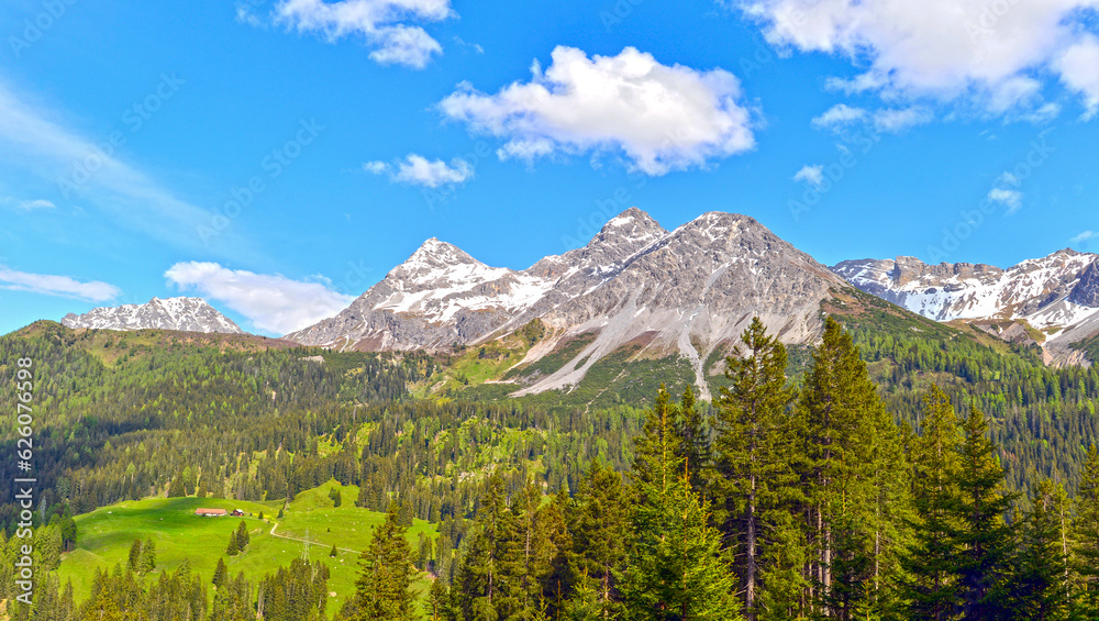 Die Plessur-Alpen im Schweizer Kanton Graubünden