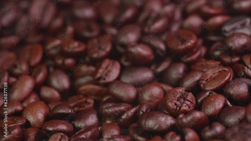 Roast coffee beans with faint smoke or steam from baking. Roast coffee beans before blending or grinding them to make fresh coffee, espresso or drip. Roast coffee beans with faint smoke or steam from baking. Roast coffee beans before blending or grinding them to make fresh coffee, espresso or drip.