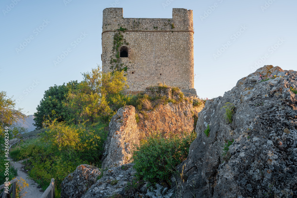 Zahara de la Sierra Castle Tower - Zahara de la Sierra, Andalusia, Spain