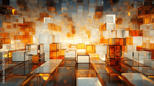 background with transparent squares