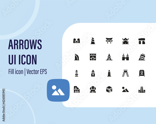 House or Real estate icon set. Containing house, key, buy, sell, loan, smart home, building, mortgage, address, renovation, land, kitchen, bedroom, living room, bathroom. Solid icon vector collection.