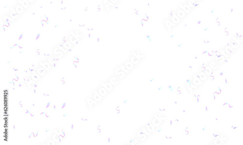 Vector abstract holographic confetti background