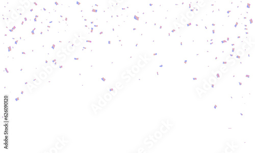 Vector abstract holographic confetti background