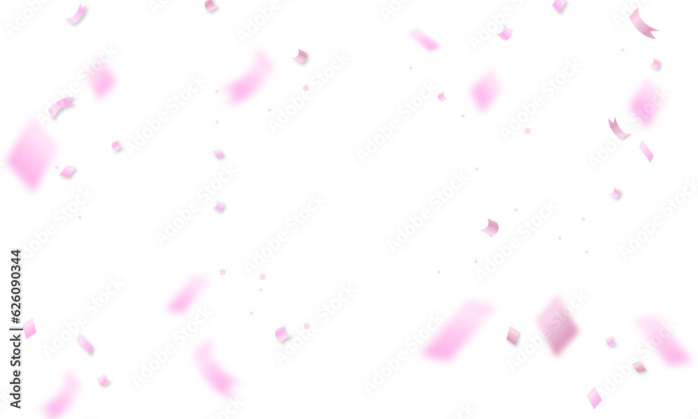 Vector pink confetti background. Vector pink confetti background.