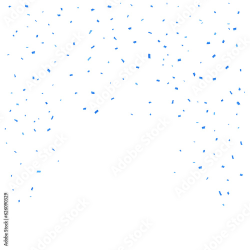 Vector blue confetti background