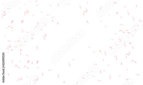 Vector pink confetti background © Nganhaycuoi