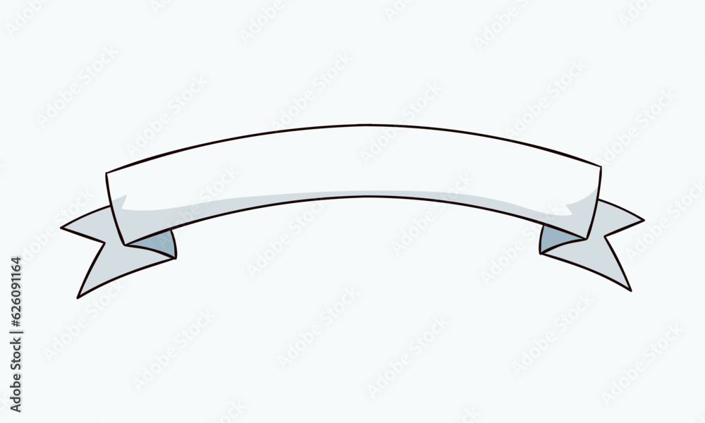 Vector old engraving banner ribbon drawing scroll template Vector old engraving banner ribbon drawing scroll template