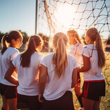equipo de futbol femenino, Generado con IA