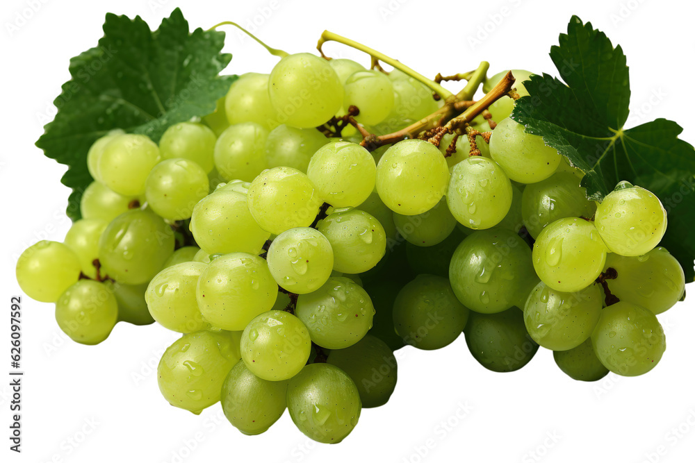 bunch of green grapes isolated on transparent background bunch of green grapes isolated on transparent background