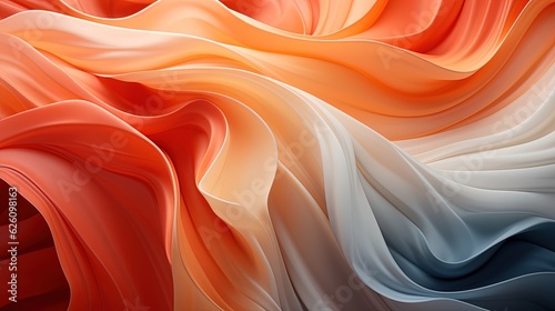 abstract paper folds, digital art illustration