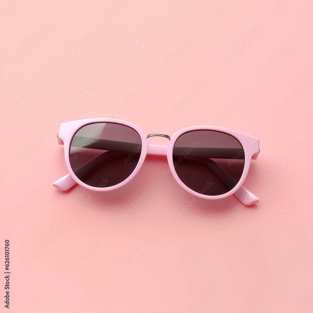 pink sunglasses on a pink background pink sunglasses on a pink background