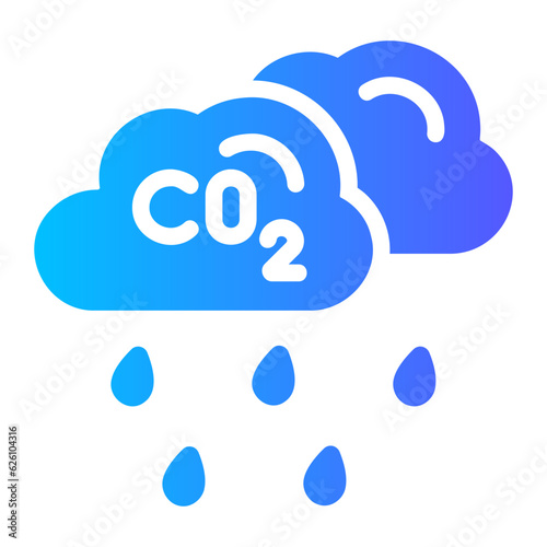 co2 gradient icon