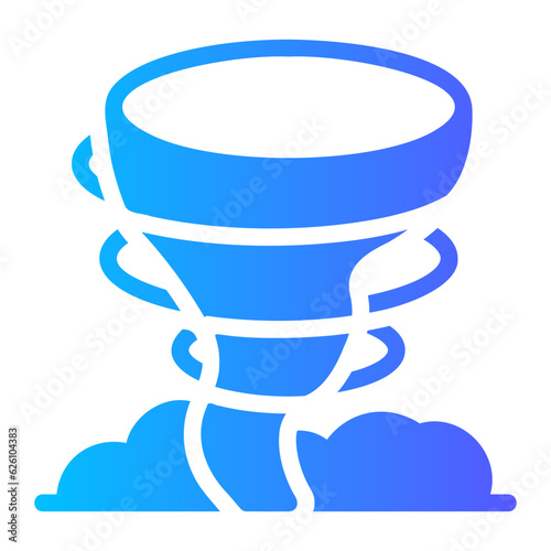 tornado gradient icon