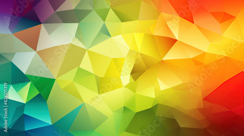 Abstract background from many triangles  bright colors gradient. Modern colorful mosaic background  backing