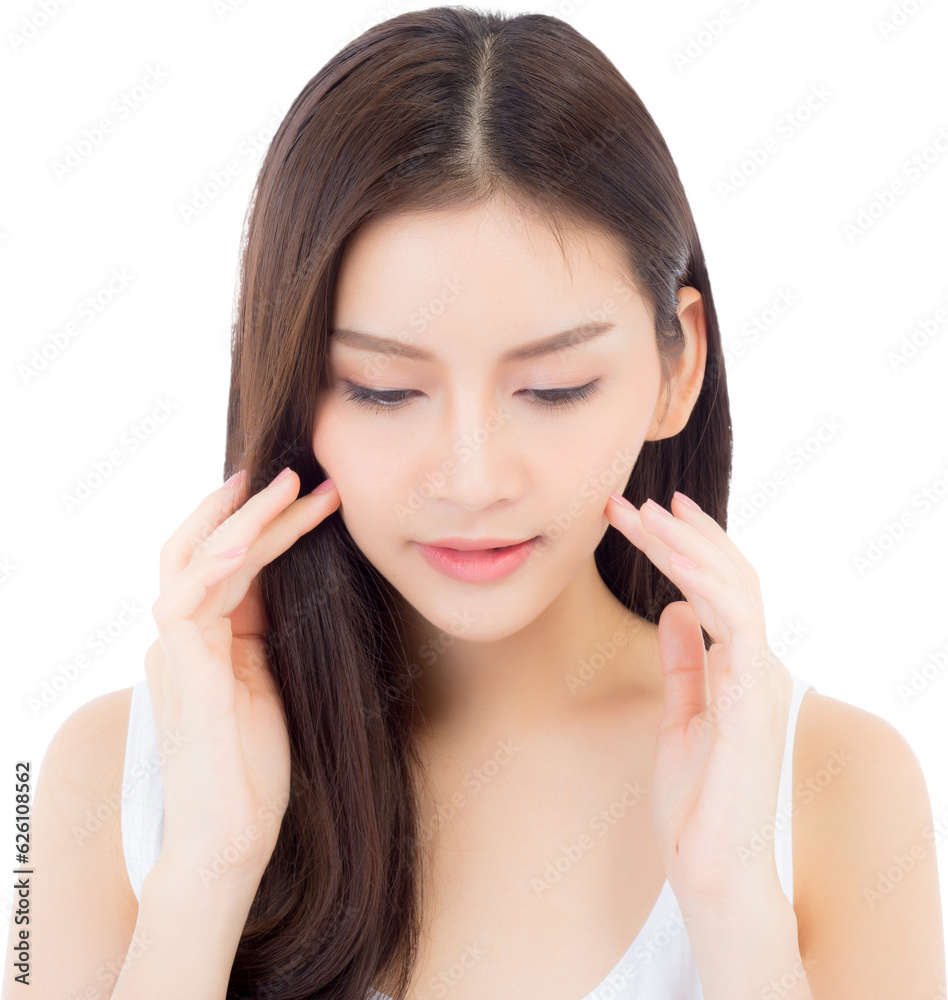 Portrait of beautiful asian woman makeup of cosmetic, beauty of girl with face smile attractive, perfect with wellness and healthcare concept. Portrait of beautiful asian woman makeup of cosmetic, beauty of girl with face smile attractive, perfect with wellness and healthcare concept.