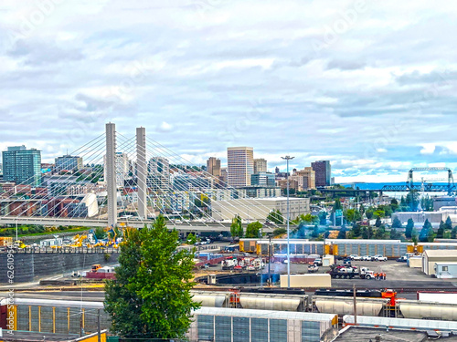 View Of Downtown Tacoma Washington