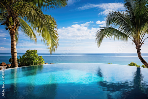 Beautiful Seaside View from Infiniti Pool © LadyAI