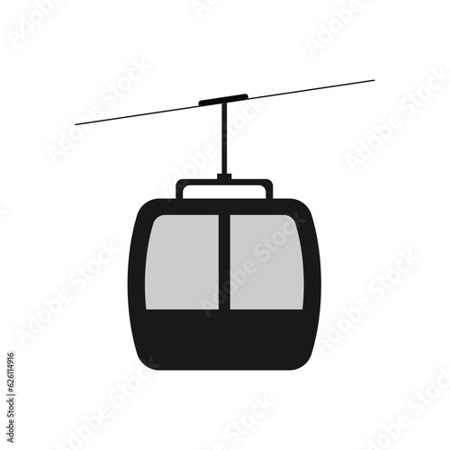 funicular icon vector