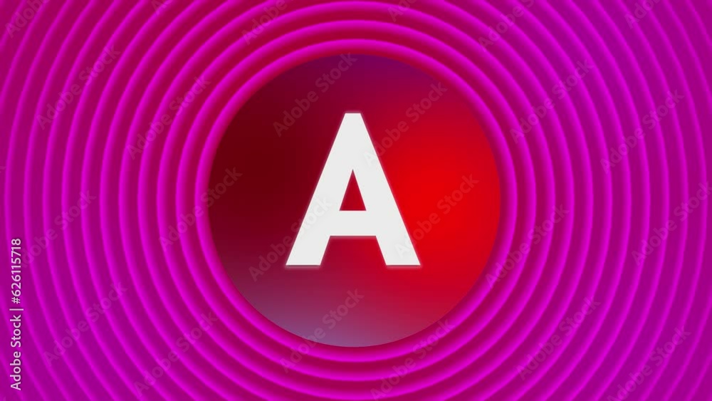 alphabet symbol on colorful logo A background alphabet symbol on colorful logo A background