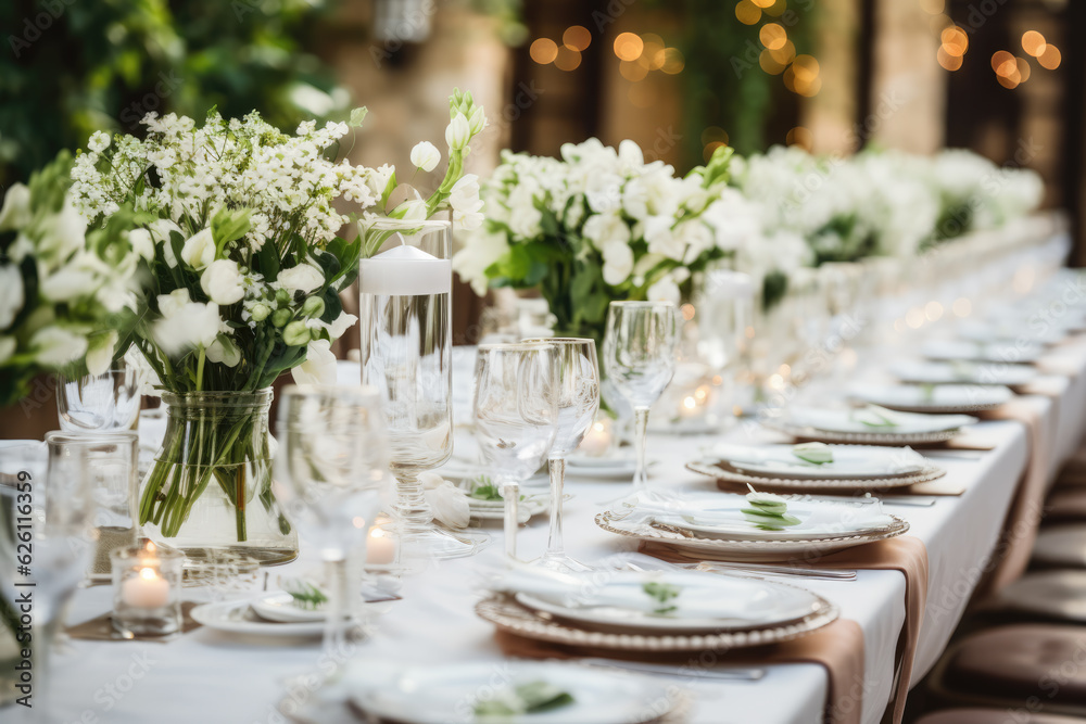 Beautiful Wedding Table Setting