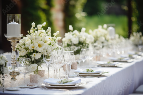 Beautiful Wedding Table Setting