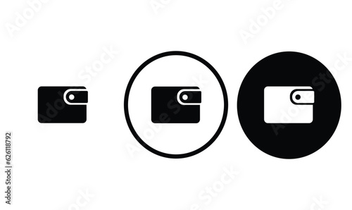 wallet icon black outline for web site design 
and mobile dark mode apps 
Vector illustration on a white background