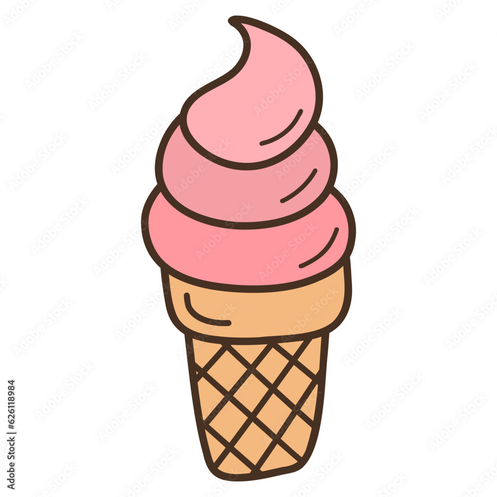 ice cream cone illustration ice cream cone illustration