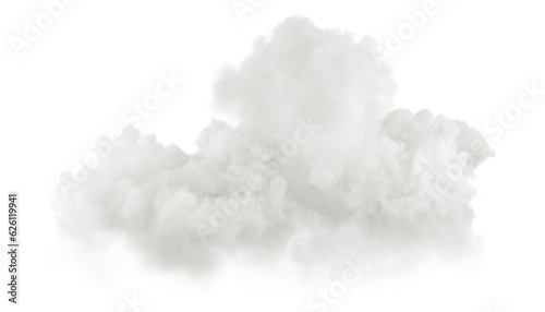 Illustrations white pure clouds serene shapes on transparent backgrounds 3d render png
