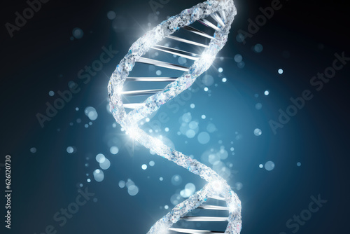 DNA Helix Abstract Background