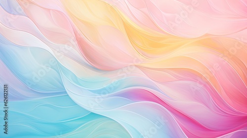 Whimsical Opal Dreams: Colorful Abstract Swirls