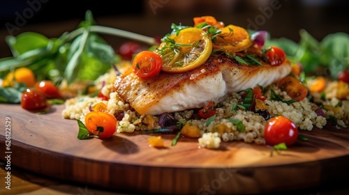 Grilled red snapper 