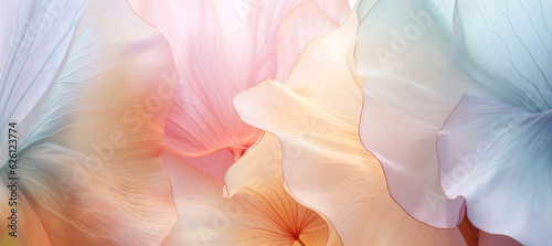 silky petals, pastel colors, closeup blossoms for background banner © cartoon-IT