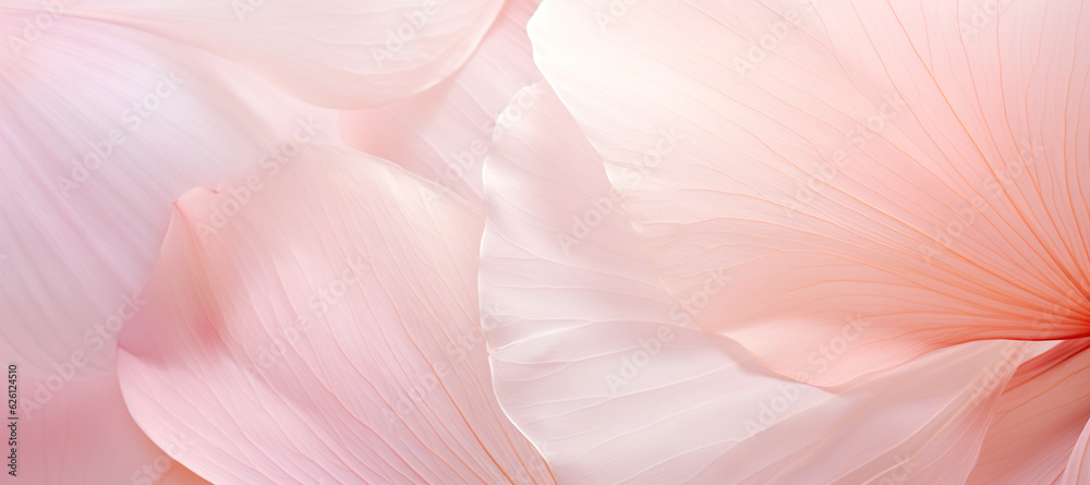 flower petal in pink pastel tone with blurred style for background pattern texture, macro shot