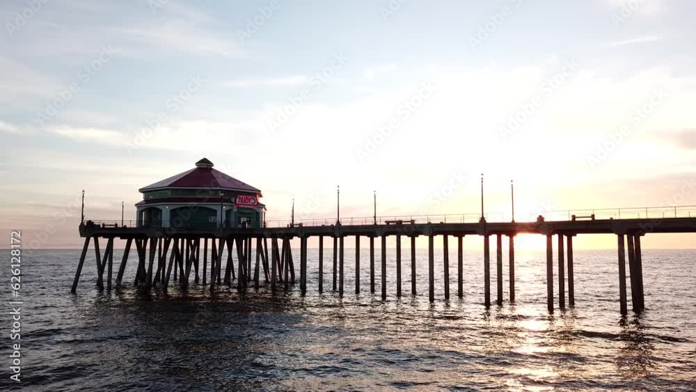 pier at sunset