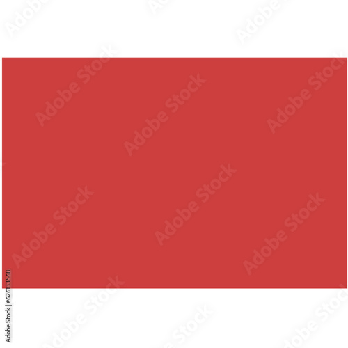 Digital png illustration of red rectangle on transparent background