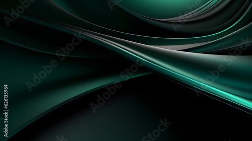 Organic form panorama wallpaper background with Light effect natural and glossy material Concept for business design