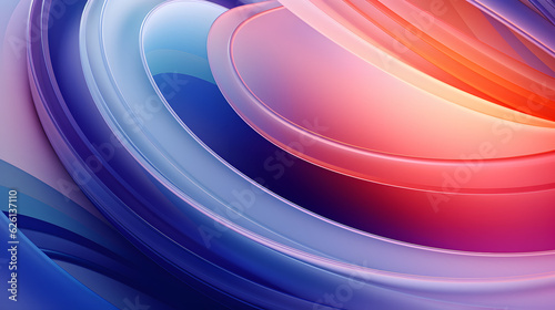 Organic form panorama wallpaper background with Light effect natural and glossy material Concept for business design