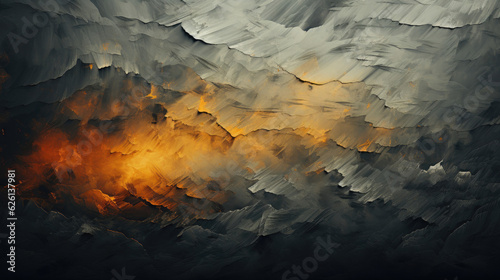Mysterious abstract background with a chiaroscuro technique and muted tones.