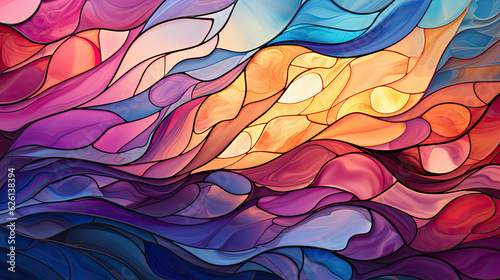 Infinity-themed abstract background using repetitive patterns, intricate details, or fractal-like forms to convey endlessness. Color palette transitions from warm to cool tones to represent the vastne