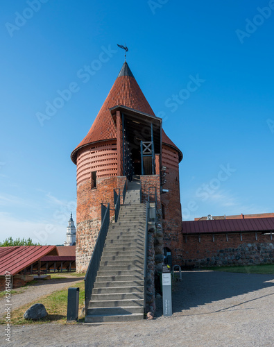 Medieval Kaunas Castle in the city of Kaunas photo