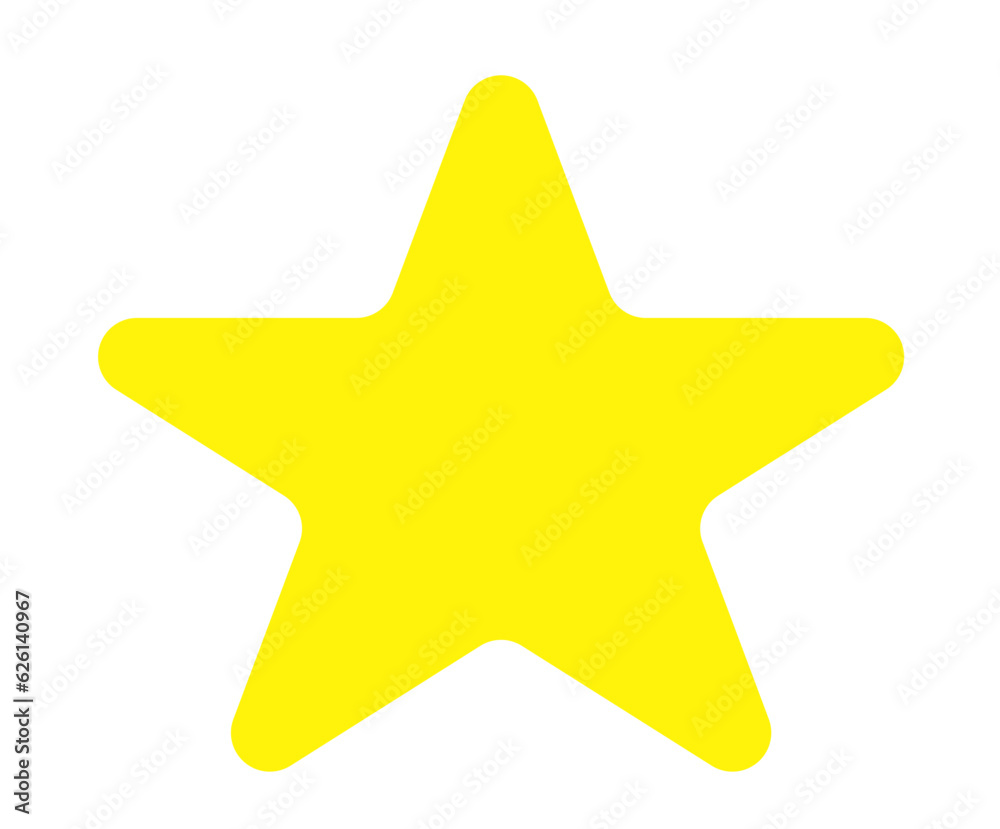 Star symbol shape cute vector. Star symbol shape cute vector.