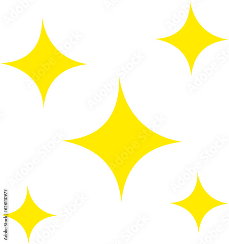 Star symbol shape cute vector.