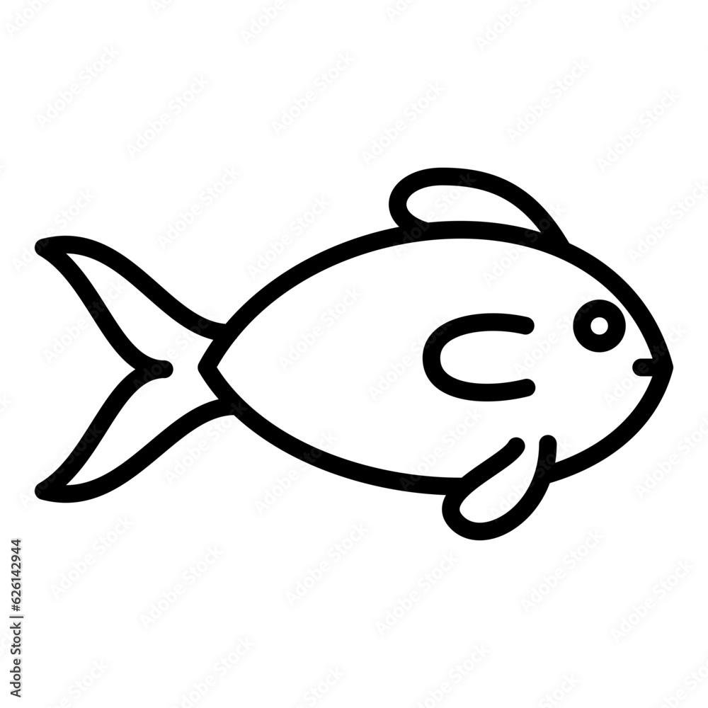 fish icon on transparent background fish icon on transparent background