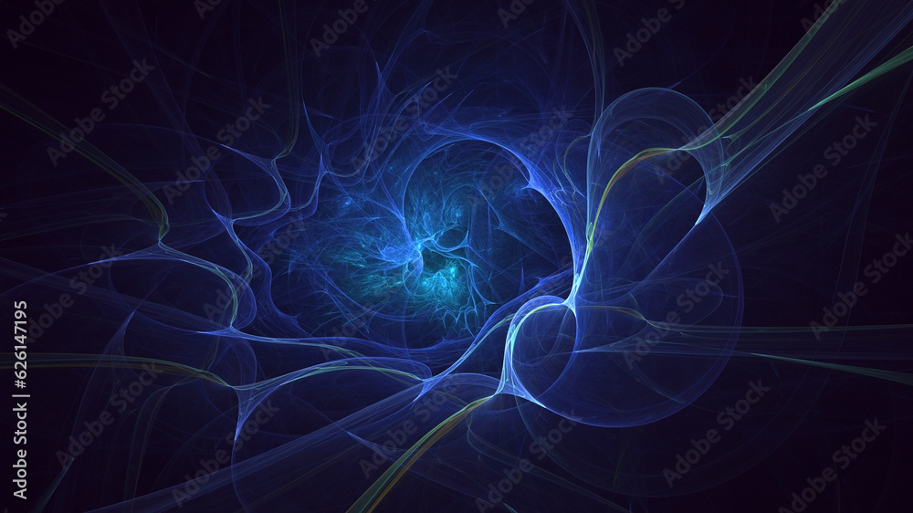 3D rendering abstract fractal light background 3D rendering abstract fractal light background