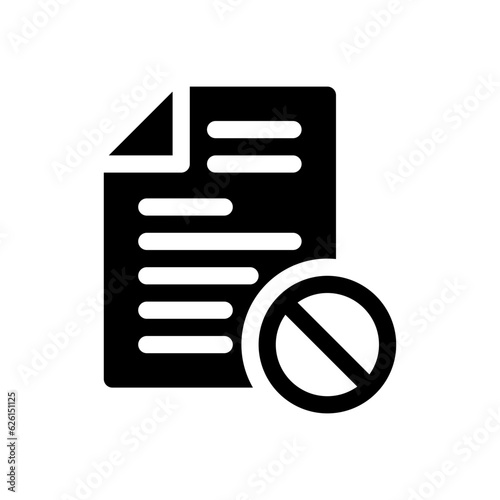 censored glyph icon