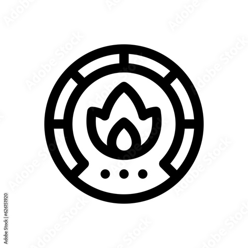 speedometer line icon