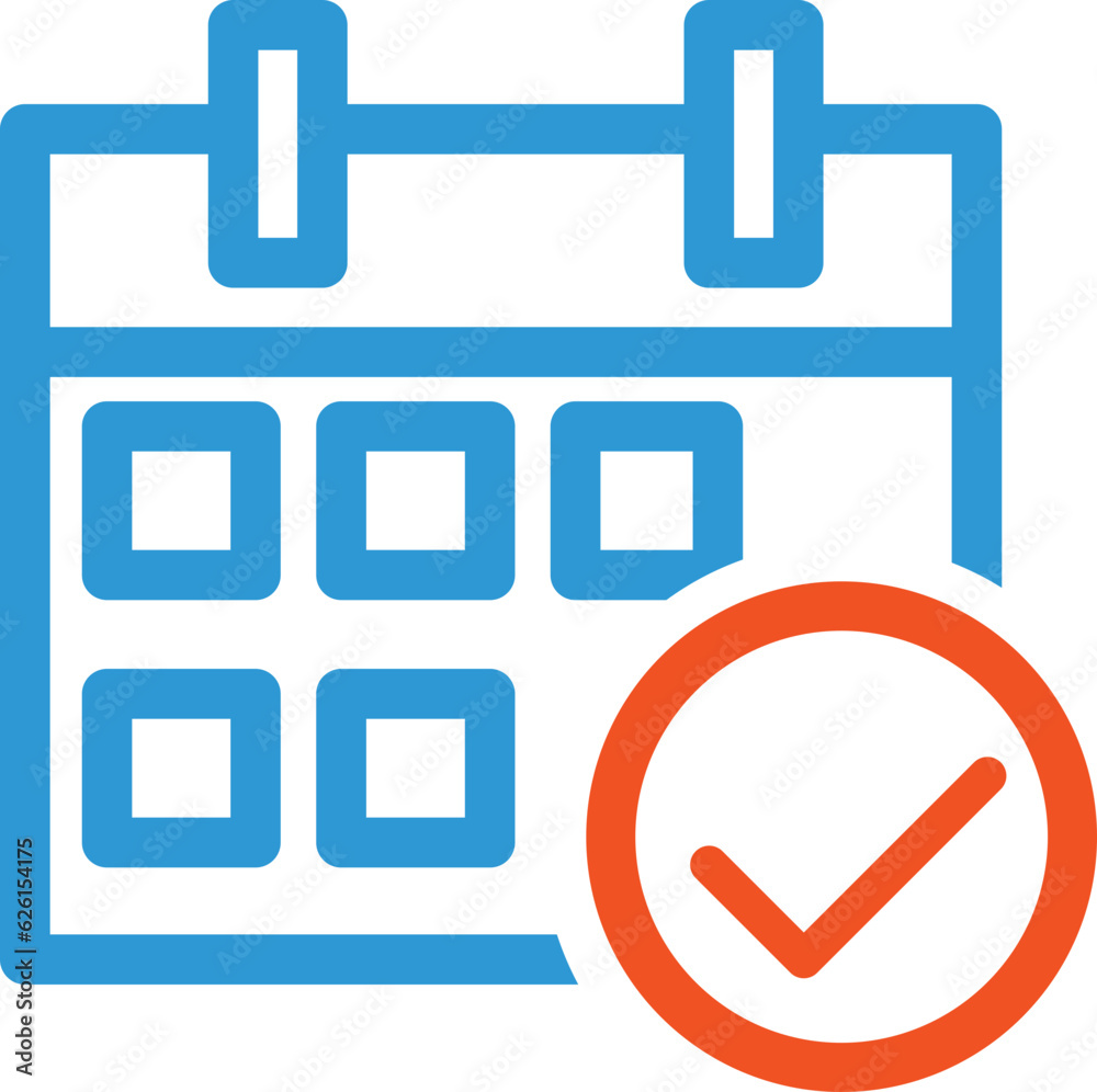 clean modern outline calendar icon clean modern outline calendar icon