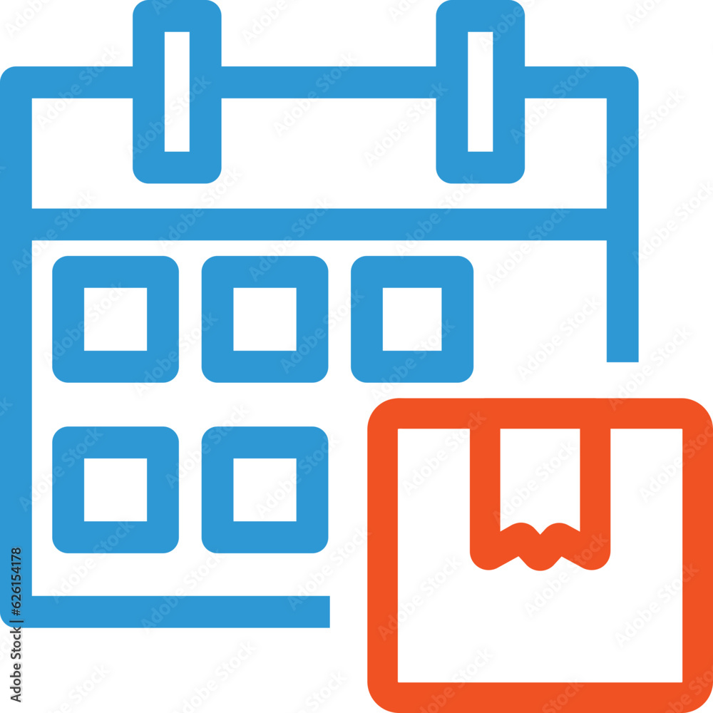 clean modern outline calendar icon clean modern outline calendar icon